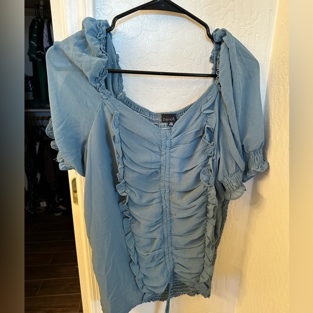 Ruffle blouse